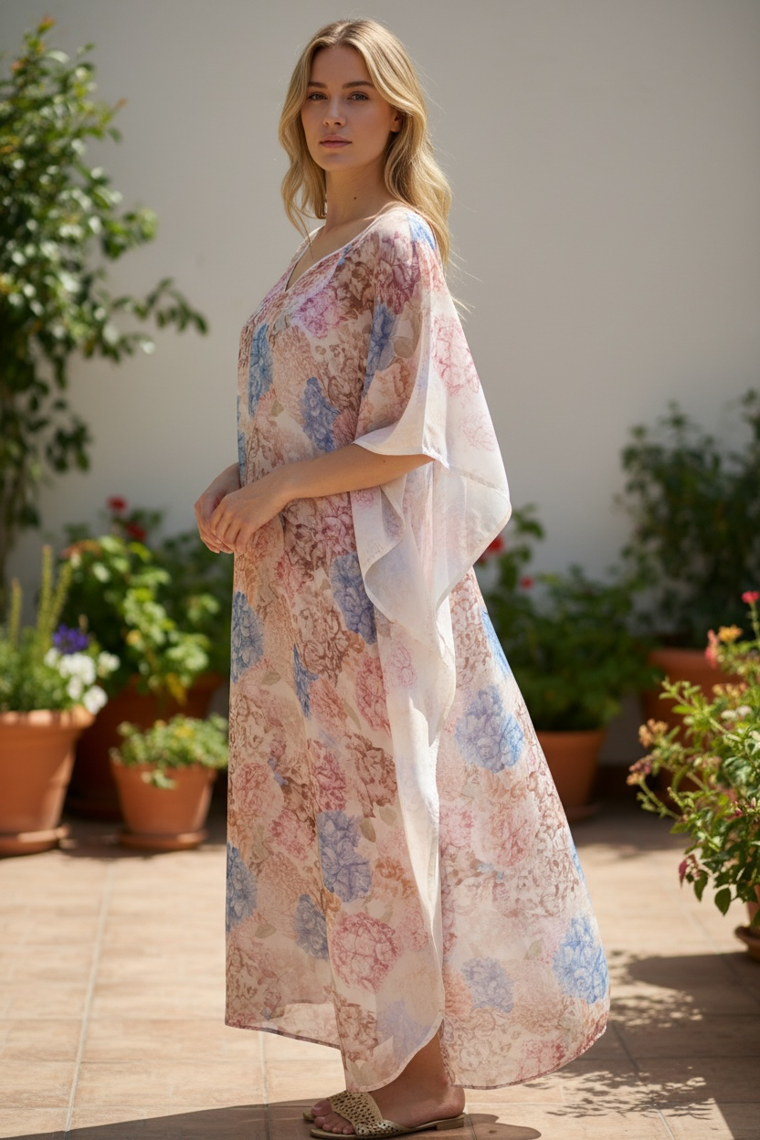 Floral Caftan Dress