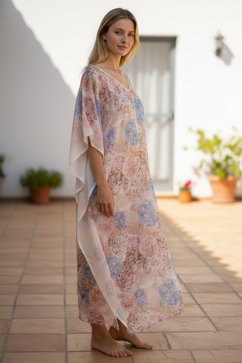 Floral Caftan Dress